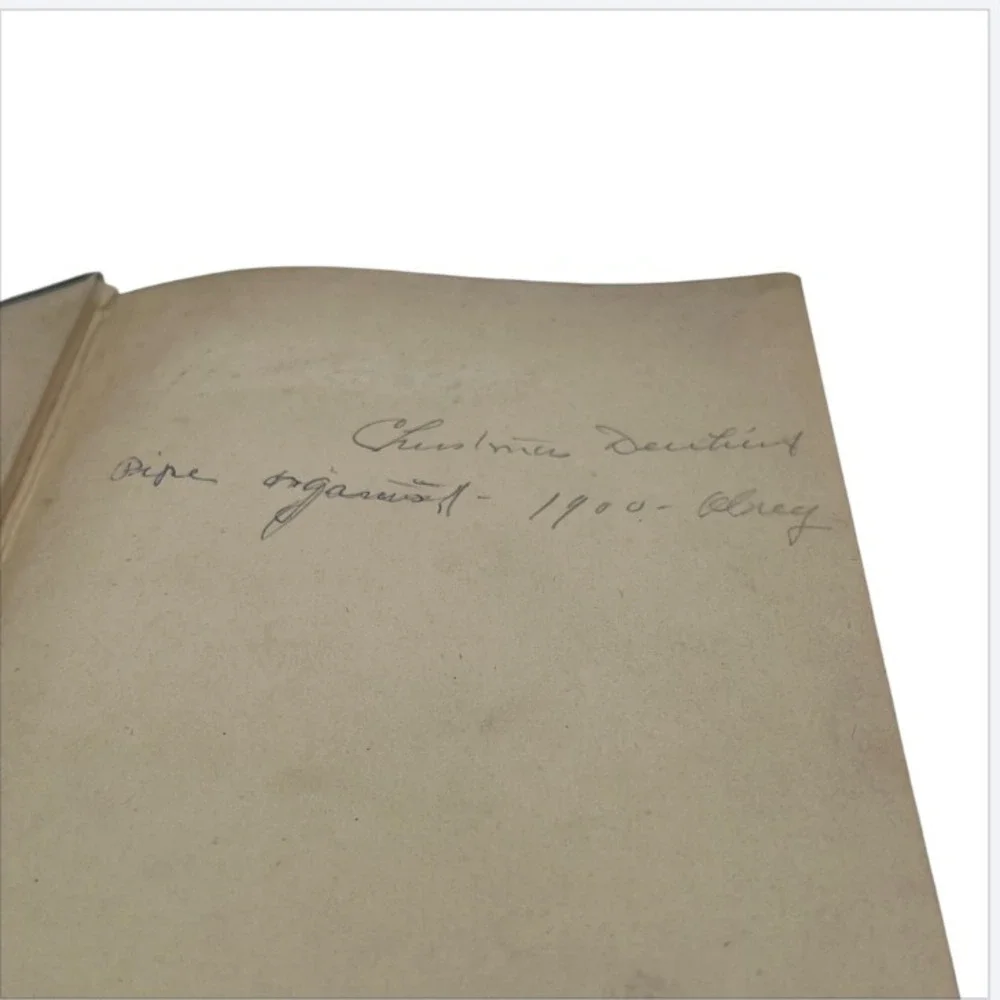 Methodist Hymnal Joint Church Edition‎ Organist Inscribed Antique 1905 Intact